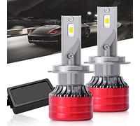 GZLMMY 1 paio mini taglia H7 100W Chip LED 20000LM Dob kit faro lampadine 6500K impermeabile auto luce anteriore