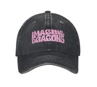 GZMQMOKD Berretto da Baseball da Uomo Imagine Dragons Band Loom World Tour 2025 Cappelli da Camionista Outfit per Uomo Donna Cappelli da Baseball Copricapo Casual Snapback Caps Regalo
