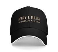 GZMQMOKD Berretto da Baseball da Uomo Nuovo Design Berretti da Baseball Mary j Blige per i Miei Fan Tour Merch per Berretto da Golf Unisex Cappello Snapback retrò Regalo Regolabile