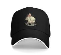 GZMQMOKD Berretto da Baseball da Uomo RIP Papa Francesco Resto in Pezzo Berretti da Baseball Casquette Uomini Donne Cappelli Regalo