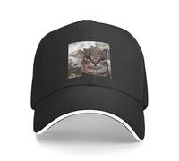 GZMQMOKD Berretto da Baseball da Uomo Thousand Yard Stare Cat Funny Meme Cappelli da Baseball Casquette Uomini Donne Cappelli Regalo