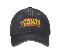 GZMQMOKD Berretto da Baseball da Uomo Uomo Donna Conan Il barbaro Berretto Abiti Cappellini da Baseball Cappelli da Camionista Classico Guerriero cimmero Regalo Regolabile
