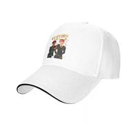 GZMQMOKD Cappello Uomo Baseball,Cappellini da Baseball Storia Huh RWRB Rosso Bianco E Blu Reale Grafica Sport Donna Cappellini Estivi,Regali Fidanzato