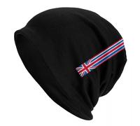 GZMQMOKD Inverno Caldo Tesa orinatoio Berretto, Union Jack UK Skullies Unisex Inverno Caldo Cappello Lavorato A Maglia Regno Unito Bandiera Britannica Bonnet Cappelli Cappelli Outdoor Sci cap