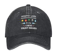 GZMQMOKD Le Terre Non sfruttate Sono Il Motivo per Cui Ho Problemi Fiducia Albero del Donna Cappello Camionista a Prova Sole Regalo Estivo Casual Sun Baseball Caps