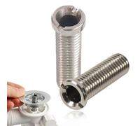 GZNB 2 Pezzi Argento M12 x 30 mm Vite Cava per Lavello Universale Filtro Lavello, Viti Fissaggio Cestello Lavello, per Filtro in filettato Cucina, 304 Acciaio Inossidabile