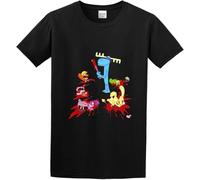 GZNDBFMEP Men's Happy Tree Friends DIY T Shirt Print Tees T Shirt O Neck