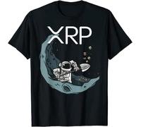 GZNDBFMEP Ripple XRP Coin Bullrun Moon Crypto Cryptocurrency Investor T-ShirtCoin Tee Black Mens