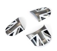 GZOVERSEA Adesivi for copriauto compatibili con Mini Cooper R55 R56 R57 R60 R61 3 pezzi di accessori interni(Gary Jack No hole)