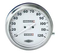 GZP Speedo MPH, quadrante bianco, scala 2:1