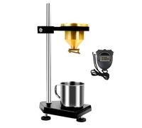 GZPKJ Tazza di Viscosità della Vernice, 4 Viscosimetro di Viscosità del Flusso Tazza, Tester di Viscosità del Liquido, capacità 100+1 Ml,Diametro di Uscita 4±0,02 Mm,per Inchiostri per Vernici