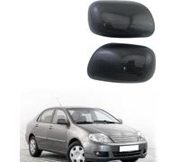 gzqfc Auto Calotte Specchietti per Toyota Corolla vios 2001-2004, Coperchio dello Specchio Laterale Ricambio per Specchietto Retrovisore, Calotta Coperchio Specchi Esterno Caso Trim