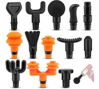 GZqiancang 13 inserti per pistola massaggiante, accessori per massaggiare la testa, glutei, cosce, polpacci, aiuta a rilassare i tessuti molli e i muscoli