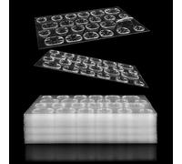 GZqiancang 80 Fogli/1920 Pezzi Colla per Unghie a Doppio Lato, trasparente Adesivi per Unghie Finte per concorsi di nail art, appuntamenti, feste, matrimoni,fai da te(6 taglie)