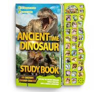 Gzsbaby Libro di dinosauri per bambini 3-5 con 30 nomi di specie e suoni realistici, giocattoli interattivi di dinosauro per ragazzi e ragazze dai 2 ai 7 anni