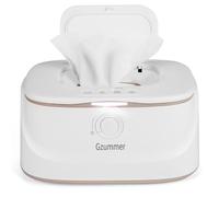 Gzummer Scaldasalviette per bambini, dispenser per salviettine umidificate per bambini, 3 salviette con controllo della temperatura, grande capacità, per bambini con luce notturna