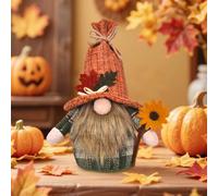 GZWY Decorazione autunnale a forma di gnomo, 2 pezzi, decorazione autunnale, gnomo, bambola con zucca, girasole, decorazione autunnale, per interni senza volto, gnomo per giorno del Ringraziamento