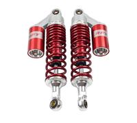 GZYF 1 coppia di ammortizzatori posteriori in alluminio da 350 mm QR-2B-320 argento e rosso