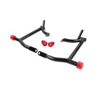 GZYF 1 set di barre di supporto Road Glide in acciaio, barre di protezione per borse laterali, rosso per Touring 14-24