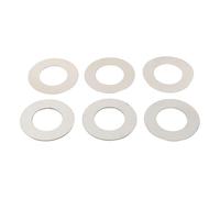 GZYF 1 Set XJ54-AV-7U2X Kit cuscinetti in acciaio Kit spessori assale posteriore Distanziali ruota Argento per Dyna Touring Big Twin 83-2023