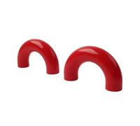 GZYF 2 pezzi Ganci di traino Coprigancio di traino anteriore Coprigancio di traino NBR (gomma nitrile butadiene) Rosso per F150 2004-2024