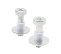 GZYF 38420 2 pezzi Fermo per porta con catenaccio per Electra 1971-1976 Acciaio Argento