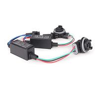 GZYF Adattatore decodificatore di annullamento della resistenza del faro di errore, cablaggio anti-sfarfallio, annullamento della segnalazione a LED per presa 3157-B