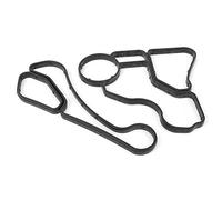 GZYF Auto 11427525335 11427537293 Guarnizione filtro olio Alloggiamento radiatore Set per 640i 740Li 740i Active Hybrid X1 X3 X4 X5 X6 Nero