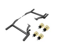 GZYF Barre di protezione per borse laterali Rails Road Glide Staffa in acciaio giallo per Touring 14-24 1 set