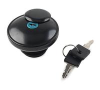 GZYF Black Gas Cap Lock For FLSTSCI For Softail Springer Classic 2005-2006, For FXCW For Softail Rocker 2008-2009, with keys