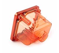 GZYF Carburatore trasparente Carb Bottom Galleggiante Ciotola Custodia Guscio Plastica Arancione Per PWK I II III 21mm-34mm Moto