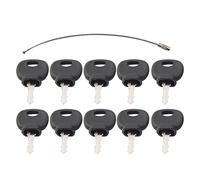 GZYF Chiave di avviamento Numero parte 14603 14707 14607, 10 pezzi Chiave di ricambio per Gehl, Per Hamm