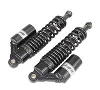 GZYF Coppia di ammortizzatori posteriori regolabili da 340 mm per moto, con azoto, universali, per ATV, Go Kart, Quad e Dirt Bike (neri).
