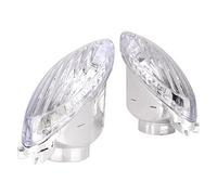 GZYF Copri lente per indicatore di direzione anteriore in plastica trasparente per Moto Hayabusa GSXR1300 08-2010