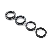 GZYF Kit guarnizioni forcella anteriore 4 pezzi, guarnizioni antipolvere e paraolio in gomma nera per XR250L 91-96 XR350 83-85 CB400F 89-90