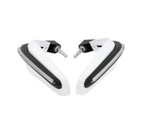 GZYF Kit luce manubrio LED per paramani per moto in ABS da 7/8" 22 mm, bianco per moto da cross, ATV, fuoristrada, motocross.