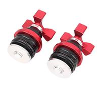 GZYF Regolatore precarico forcella Ammortizzatore anteriore Bullone di regolazione precarico forcella anteriore Ammortizzatore sospensione per Ninja 250 Tutti gli anni, Nero e rosso