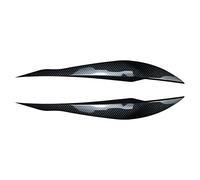 GZYF Rivestimento palpebre fari P Adesivo per palpebre sopracciglio fari Copertura palpebre fari per Serie 3 F30 F31 2013 2014 2015 2016 2017 2018, Stile fibra di carbonio