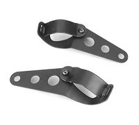 GZYF Supporto di montaggio per faro anteriore, morsetto per lampada auricolare, acciaio nero per per per per per con tubi forcella da 38 mm a 51 mm per moto