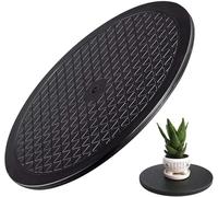 GZYHDC Piatto Piattaforma Rotante, 360° Girevole Stand Giradischi, Supporto Girevole con Cuscinettia Sfera in Acciaio, Base per Giradischi per Schermo TV/Monitor/Piante Bonsai-1pc