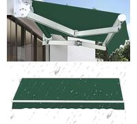 GZYHDC Tenda da sole retrattile, resistente all'acqua, 280 g, in poliestere, copertura per ombrellone, copertura manuale di Refugio Refugio Refugio, tessuto di ricambio per patio, portico