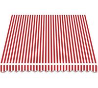 GZYHDC Tenda parasole retrattile per esterni, in tessuto di ricambio, con mantovana, protezione UV, in poliestere, per finestre e porte, solo tessuto, 4 x 3 m