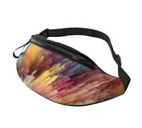 GZYL Bella palla di riso stampato Fanny Pack/Waist Bag Casual Chest Bag, Sogno colorato, Taglia unica