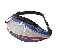 GZYL Marsupio con stampa di fiori, coniglietti e uccellini, marsupio casual quotidiano, Stelle patriottiche strisce giorno dell'indipendenza, Taglia unica