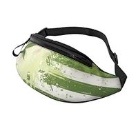 GZYL Marsupio da caccia con stampa selvaggia volante, marsupio casual quotidiano, Erba Pot Leaf, Taglia unica