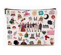 GZYYANG Pochette Donna Trucchi, Beauty Case da Viaggio, Cerniere Borsa Trucco, Borsa per il Trucco da Donna per le Appassionate di Musica TS per le Ragazze