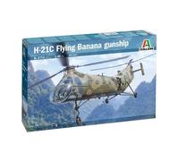 H-21c Flying Banana Gunship Helicopter 1:48 Plastic Model Kit ITALERI