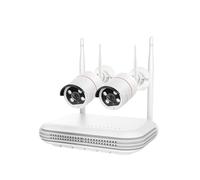 H.265 8CH 5MP CCTV Security NVR Kit Face Detect Color Night Vision Di Sorveglianza Wireless Con Telecamera Bidirezionale(2T,8CH NVR and 2 Camera)