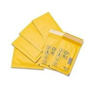 H / 5 buste imbottite con pluriball, foderate, per spedizioni postali, imballaggi postali, colore oro, autosigillanti (270 x 360 mm) (5 buste, oro)