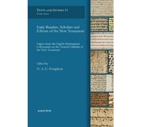 H. A. G. Hought Early Readers, Scholars and Editors of the Ne (Copertina rigida)